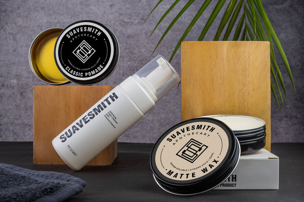 Grooming Combo : Hydrating Foam Cleanser + Texturing Matte Wax + Classic Pomade